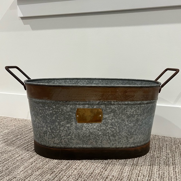 Storage & Organization Vintage Metal Bucket Perfect For Drinks Poshmark